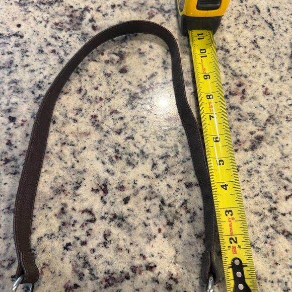 Vintage Fossil Brown Leather Shoulder Bag - Picture 5 of 5